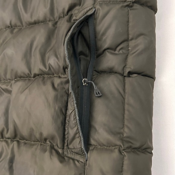 REI Goose Down Puffer‎ Vest Mens XL Olive Green Insulated Lightweight Outdoor - Picture 6 of 10